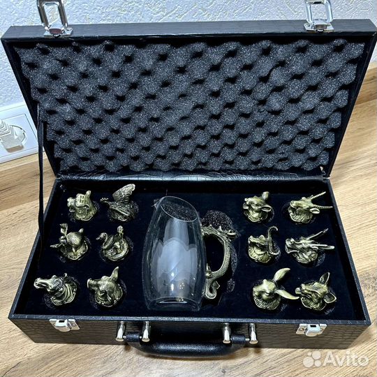 Подарочный набор рюмки-перевертыши новые