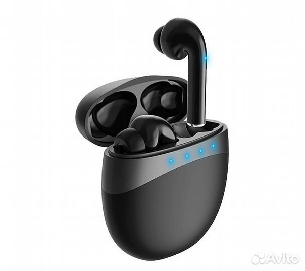 Наушники беспроводные TWS Prolike TWS128 с индикат