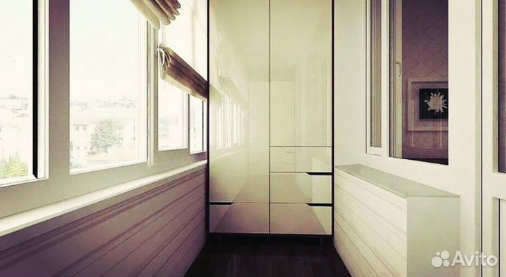 Шкаф на балкон любой дизайн