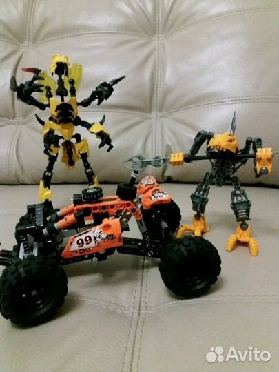Lego 2 бионикла +, машина, + ручка, +более 200дета