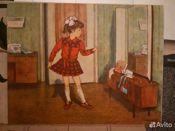 Пособия в картинках СССР изучение 3 ин. языков А4