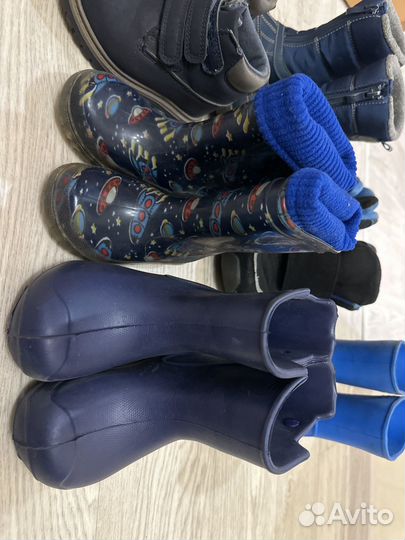Детская обувь для мальчика пакетом 24-27