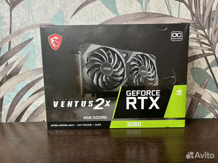 Новая Видеокарта MSI nvidia GeForce RTX 3060