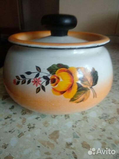 Эмалированная посуда СССР