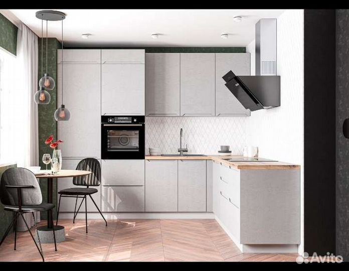 Кухонный гарнитур угловой под ключ