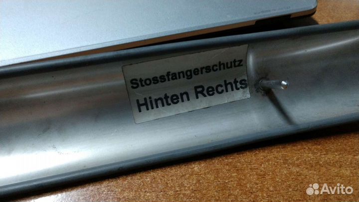 Вставки в бампер сталь Митсубиси аутлендер 1