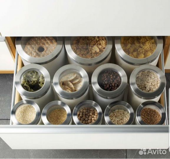 Банка для сыпучих продуктов Икеа