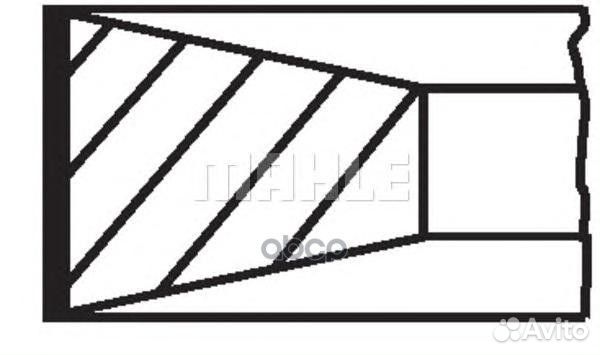 04006N0 mahle Кольца поршневые 1шт peugeot. CIT