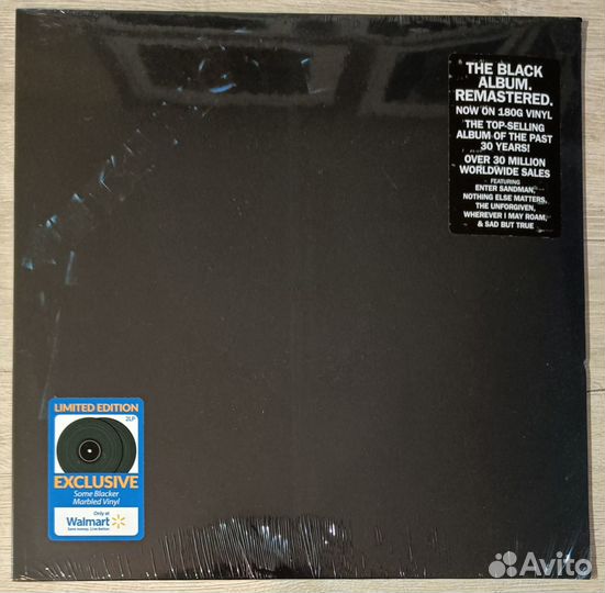 Metallica - Black Album 2LP (цветной винил, США)