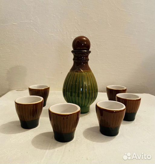 Набор Графин и стопки старинные