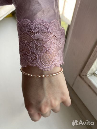 Браслет из натурального жемчуга