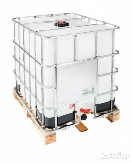 Еврокуб новый для воды на деревянном поддоне