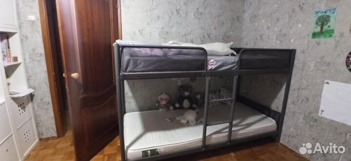 Двухъярусная кровать IKEA 200 90