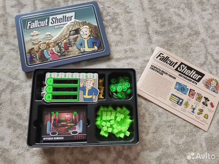 Fallout shelter Настольная игра