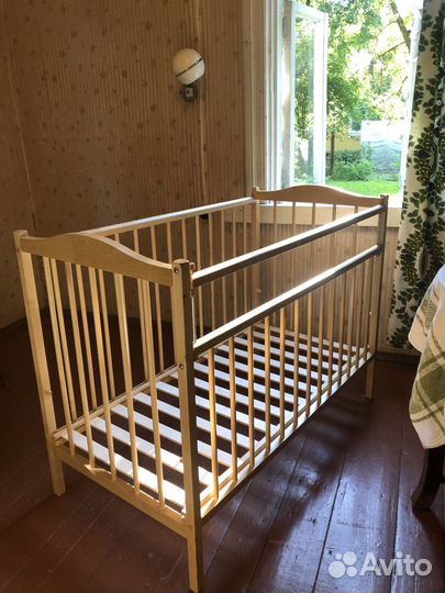 Детская кроватка 120*60 с ортопедическим матрасом