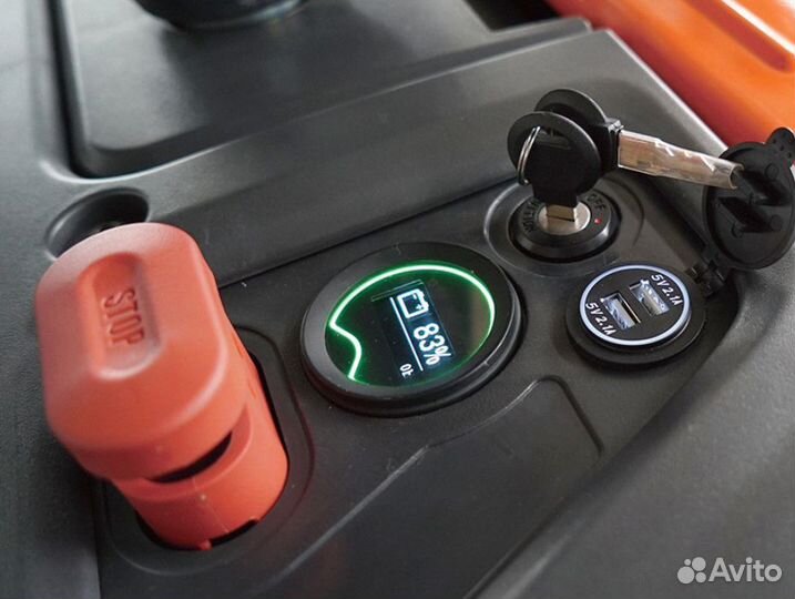 Самоходный штабелер PS16CB Duplex mast (Литий 200 Ач, EPS, Platform and Guardial Rail, В-3000)