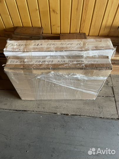 Радиатор охлаждения на renault logan 1