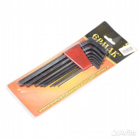 Набор ключей шестигранных 9 предметов 1,5-10мм Г-о