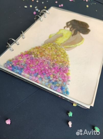 Блокнот из эпоксидной смолы 