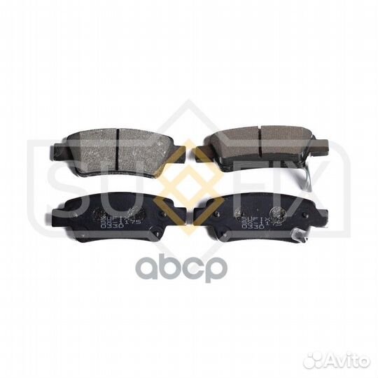 Дисковые тормозные колодки зад прав/лев SX1