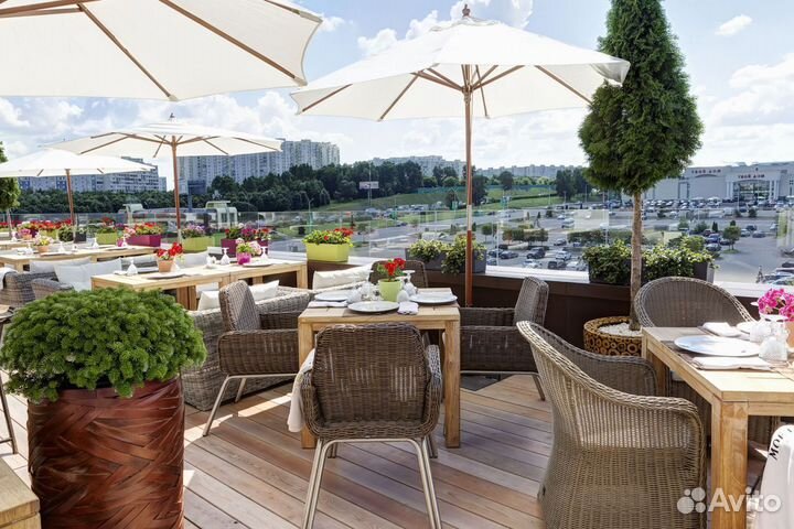 Зонт для дачи и сада усиленный