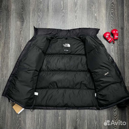 Пуховик The north face (до -30C) черный 46-56