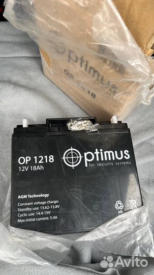 Аккумулятор Optimus OP1218