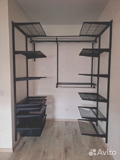 Гардеробная на заказ под ключ