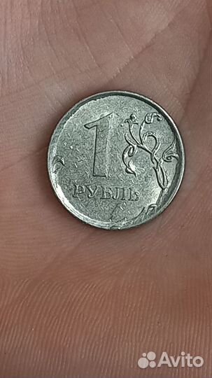 Монета с браком при чеканке