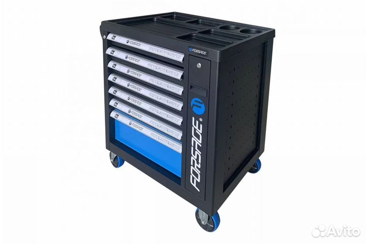 Тележка 7 ящиков F-55300 с инструментом 274 предм