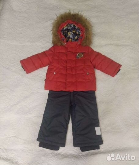 Зимний костюм для мальчика 80 см