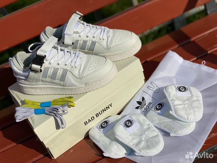 Кроссовки Adidas forum low bad bunny