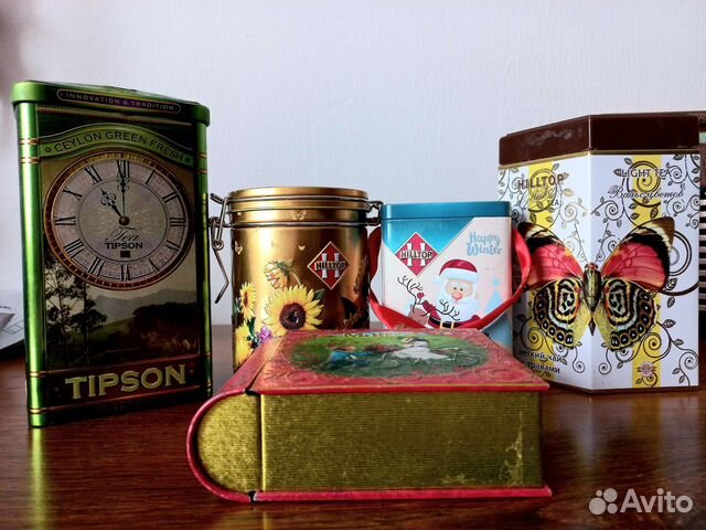 Жестяные банки для чая
