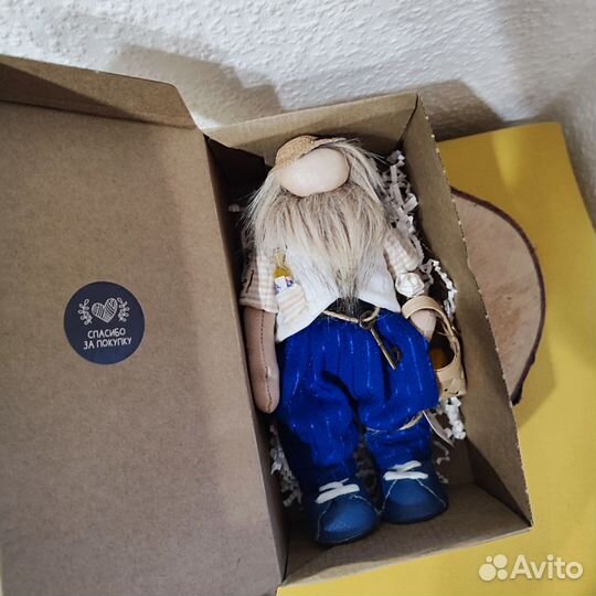 Интерьерный гном, домовой ручной работы