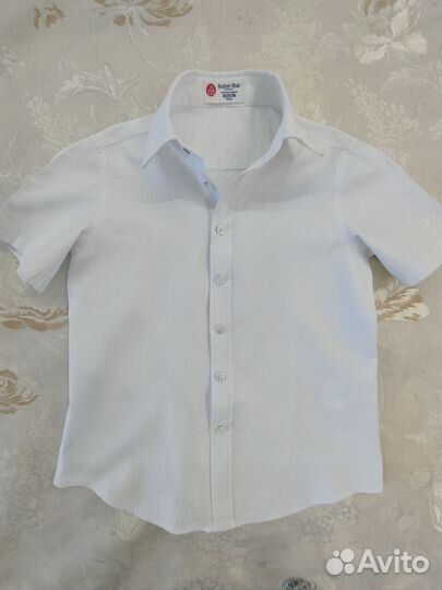 Рубашка белая Button Blue 122