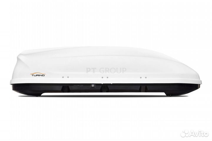 Автобокс на крышу Белый Turino 1 (410 л)