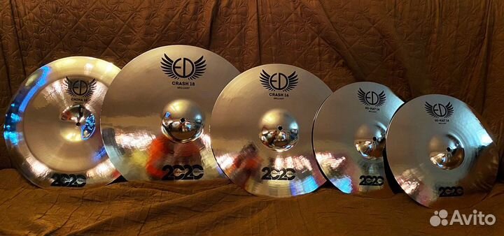 Тарелки ED Cymbals Crash, China, Ride, Hi-Hat