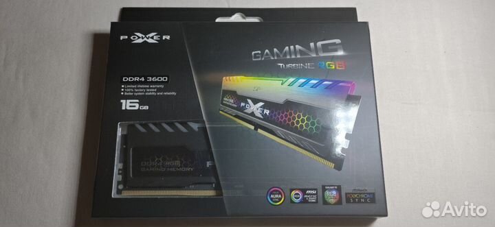 Память Silicon Power Turbine RGB 16GB 3600 (новая)