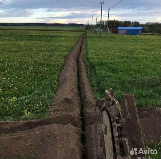 Услуги малогабаритной бары траншеекопатнля