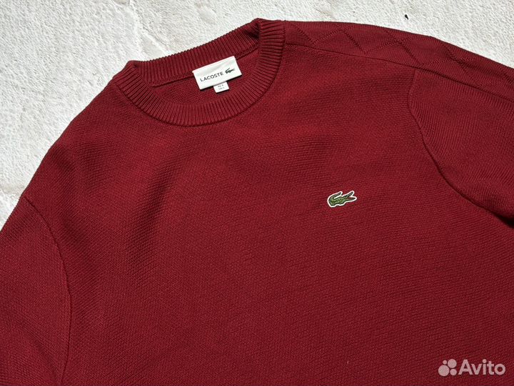 Свитер Lacoste вязанный (оригинал)