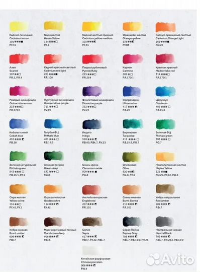 Акварельные краски