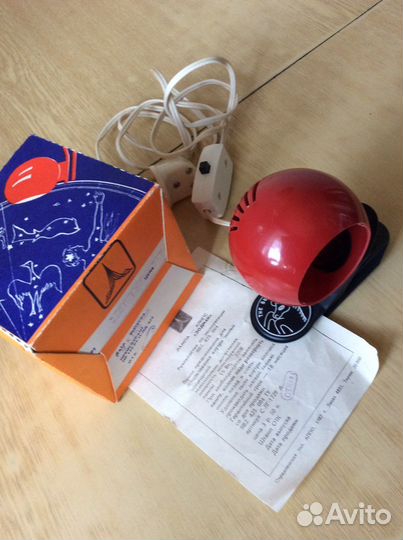 Мини светильник - ночник прищепка, СССР, новый