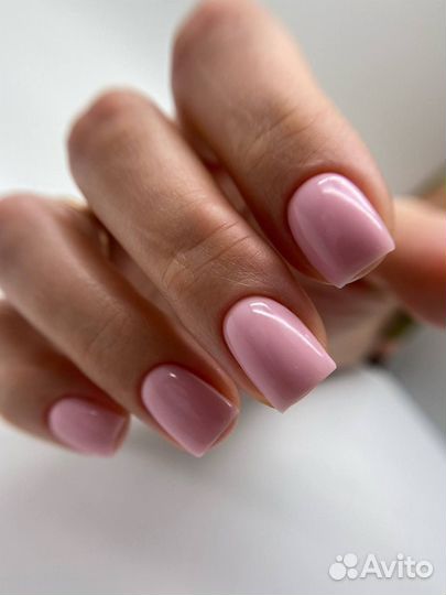 Маникюр с покрытием. Всё включено, педикюр