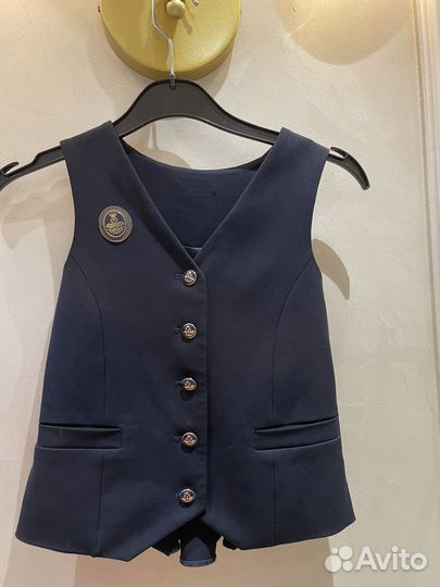 Жилет школьный маленькая леди 128