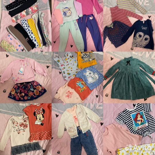 Пакет вещей для девочки 104-110