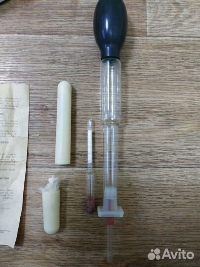 Ареометр для электролита. СССР, раритет