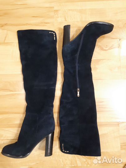 Сапоги женские зимние натуральная замша