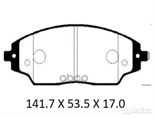 Колодки тормозные дисковые передн chevrolet: CO