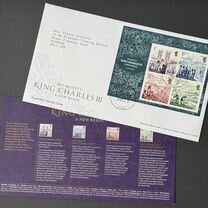 Конверт первого дня коронация Чарльза, Ростов-на-Дону
