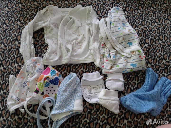 Пакет вещей на новорождённого